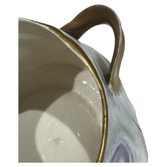 Antique Carl Knoll, Carlsbad, Austria Art Nouveau Porcelain Bowl ca. 1900 - Picture 11 of 15